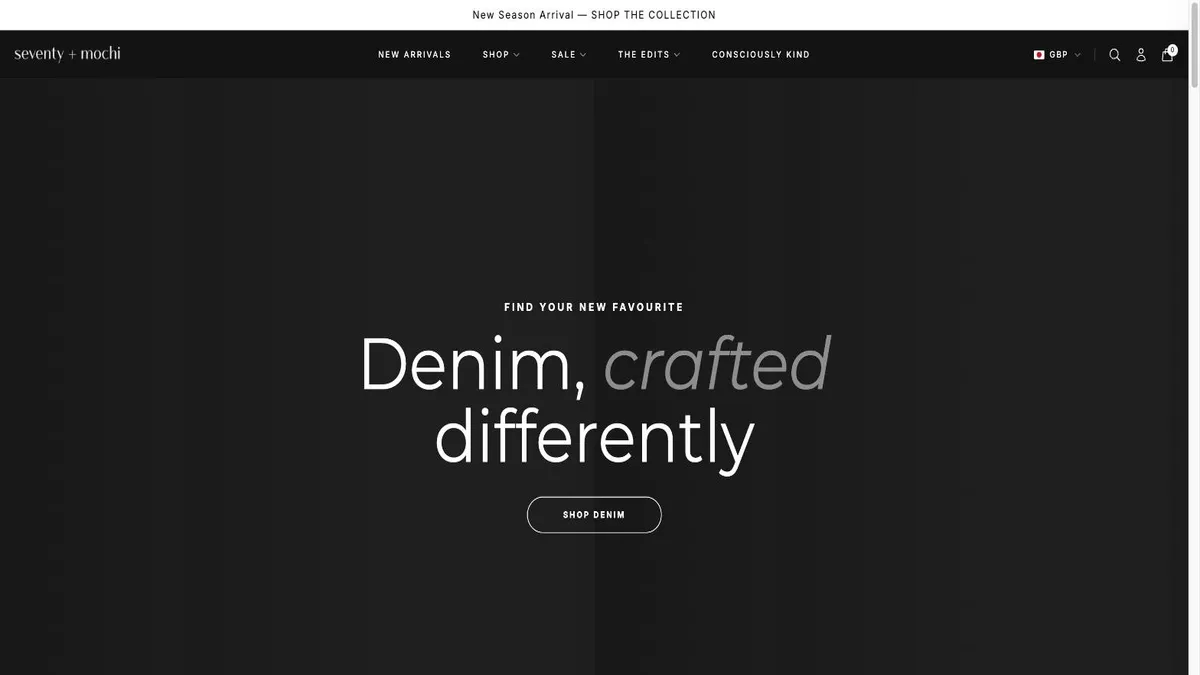 Seventy + Mochi online store